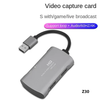 1 DB -Kompatibilis USB Video digitalizáló Kártya Élő Felvétel Capture Kártya Játék Felvétel vagy az Élő Adás