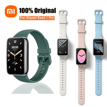 100% Xiaomi Eredeti Szíj, a Mi zenekar 7 Pro Puha TPU Hivatalos Karkötő a Xiaomi Miband 7pro Csere Watchband Csuklópánt