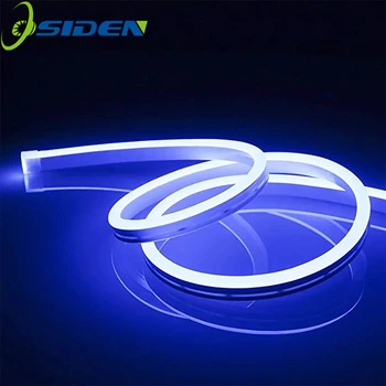 12V LED Neon Fények 5M/1M Kék IP67 Vízálló 2835 Rugalmas Neon Szalag Világítás DIY Stílus Design Beltéri Kültéri Dekoráció Fény