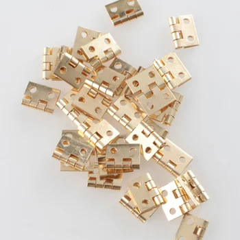 20db 10x8MM Mini Fém Zsanérok Arany, Illetve Ezüst Színű Dekoratív Otthon Ajtó Zsanérok Kiegészítők Bútorok Hardver Kellékek