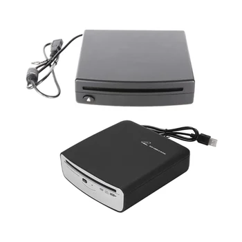 2DB/Készlet Autó Rádió CD/DVD Étel Box Lejátszó USB-jelátvitel Külső Sztereó Android Autó Multimédia Lejátszó