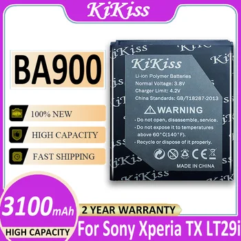 3100mAh BA900 Mobil Akkumulátor Sony Xperia E1 LT29i ST26i C1904 C1905 C2005 D2004 C2105 C2104 D2114 S36h ST26a Batteria