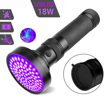 395nm Pet Fény Ultraibolya Lila Lámpa Vizelet Blacklights Edc Érzékelő Kézi Hordozható Lámpa Zseblámpa