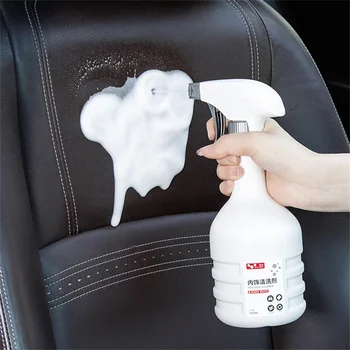500ml Hab Tisztító Spray Többcélú Anti-aging Takarító Eszközök, Autó Belső Takarítás Hab Autó Belső Bőr Tiszta