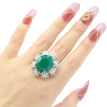 9g 925 SZILÁRD STERLING EZÜST Gyűrű, a Szép Aranyos Lila Tanzanite Igazi Zöld Smaragd Spessartine Garnet Arany Citrin CZ Hölgyek
