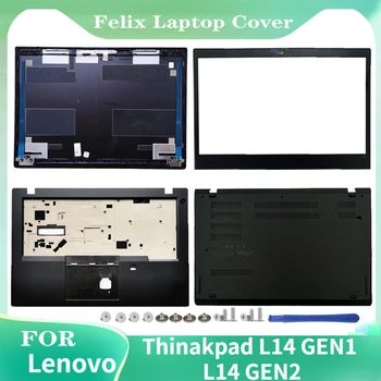 A Lenovo Thinakpad L14 GEN1 L14 GEN2 Laptop LCD hátlap/Előlapot/tenyérpihentetőt/Alsó borítás, Fém változat