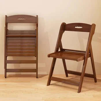 Egyszerű Fa szék, Étkező asztal, székek, hordozható, Összecsukható kávét bár székek Modern étkező asztal szék Tervező Étterem szék
