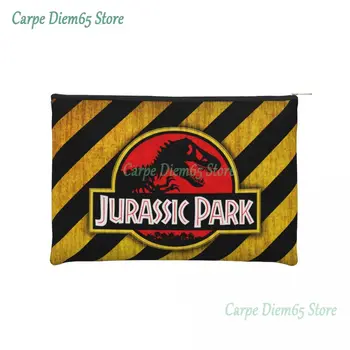 Egyéni Jurassic Park Utazási Kozmetikai Táska Női Dinoszaurusz Világ Smink Tisztálkodási Szervező Női Szépség Tároló Dopp Készlet