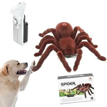 Elektromos Interaktív Kutya Játék Spider Szimulált Pók Távirányító Smart Játékok Kutyák Halloween Születésnapi Ajándék Kiskutya Játék