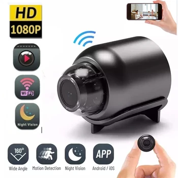 HD 1080P Mini WiFi Kamera éjjellátó mozgásérzékelés Videó Kamera, Biztonsági Kamera Biztonsági Bébi Monitor IP Kamera