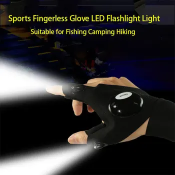 LED Ujjatlan Kesztyű Lámpa Többfunkciós Világítási Eszköz Ujját, Kesztyű Lámpa, Kültéri Halászati Kemping Túrázás Vízálló Zseblámpa