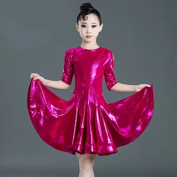 Lányok, Latin tánc, ruha, Gyermekek tango szakmai gyakorlat táncverseny standard Latin tánc teljesítmény ruha