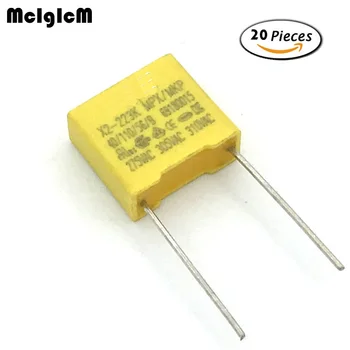 MCIGICM 20db kondenzátor X2 kondenzátor 275VAC X2 Polipropilén fólia kondenzátor 0.022 uF 22nF Pályán 10mm