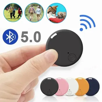 Mini GPS-Bluetooth-5.0 Tracker AntiLost Készülék Kerek Pet Gyerekek Táska, Pénztárca Nyomkövető Okos Kereső Kereső