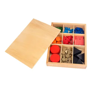 Montessori Oktatási Segédanyagok Alakú Kognitív Játékszer Szín Tanulás, Játék Kisgyermek Puzzle Ajándék Woden Fa Óvodai Játékok Tartozék