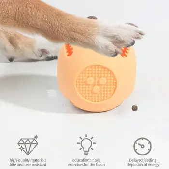 Multi-funkcionális Élelmiszer Játék Ball Kutyáknak Rágó Masszázs Játék Dog kutyaeledel Játékok Fogak Labdát Lassú Adagoló Adagoló Közepes