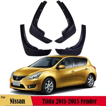 Nissan Tiida 2011 2012 2013 2014 2015 Autó Gumi Módosított Fender Mud Guard Autó Dekoráció Kiegészítők