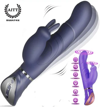 Női maszturbáció termékek második dagály rezgő stick 12 frekvencia fűtés erős sokk szórakoztató masszázs