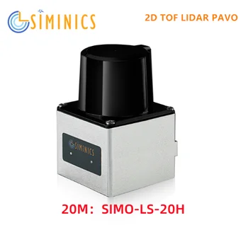 SIMINICS 20m 2D TOF PAVO LiDAR érzékelő lézer radar szkenner képernyő interaktív multi-touch robot Navigációs akadály elkerülése