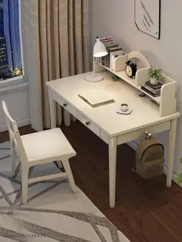 Skandináv minimalista modern íróasztal szék otthon hálószoba minden tömör fa horn szék számítógép irodai szék tanulói szék