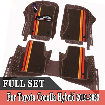 Toyota Corolla Hibrid 2023 2022 2021 2019 2020 Autó Szőnyeg Belső Kiegészítők, Egyéni Megvédeni A Bőr Stílus Vízálló