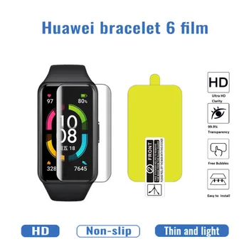 TPU Lágy, Hidrogél Védő Film Tiszteletére Zenekar 6 képernyővédő fólia Huawei Honor Karkötő Zenekar 6 Heveder ,nem Edzett Üveg