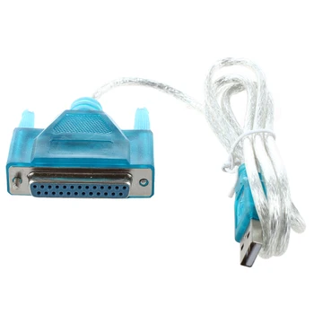 USB-Nyomtató DB25 25-Tűs Párhuzamos Port Kábel Adapter