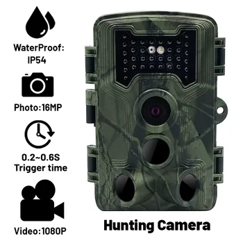 Vadászat Nyomvonal Kamera 36MP Udvar Védelem éjjellátó Élővilág Cserkészet Monitor Audio-Videó Készülék Biztonsági Felügyelet