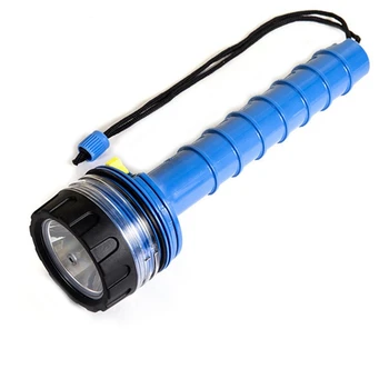 Víz alatti Vízálló LED Búvárkodás Fény esély Megmenteni Fény Szakmai Erős Lámpa, Kék