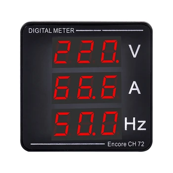 X37E LED Voltmérő Árammérő Frekvencia Mérő Digitális Multiméter Kijelző Aktuális