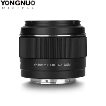 Yongnuo YN50mm F1.8 F1.8S DA DSM-Objektív: Sony E-mount tükör nélküli fényképezőgépek APS-C, Auto Fókusz lencse SONY A6300 A6400 A6500