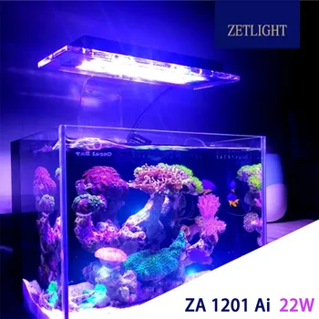 Zetlight AQUQ WIFI LED ZA1201 Ai Teljes Spektrumú Tengervíz Korall Lámpa keresztül APP Ellenőrző Lámpa SPS LPS LE