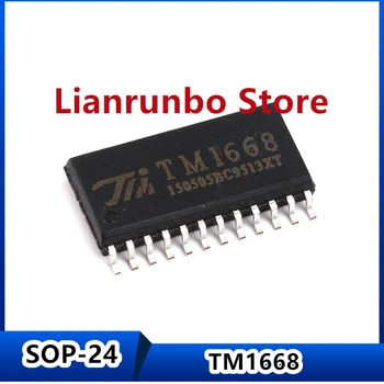 Új, eredeti SMD TM1668 SOP-24 LED kijelző meghajtó vezérlő áramkör chip