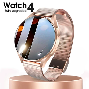 Új Galaxy Óra 4 Pro Smart Watch HD Képernyő NFC Vízálló Bluetooth Hívás GPS Track Férfi Nő Smartwatch Samsung Xiaomi