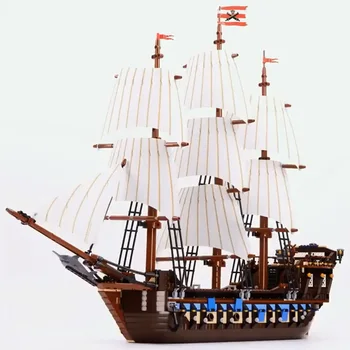 1709 DB Császári Kiemelt Hajó építőkövei Set Pirates Hajó Modell Kompatibilis 10210 22001 Karácsonyi Ajándékokat A Gyerekeknek Játékok