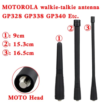 1DB UHF 400-470mhz 350MHz Rövid Antenna Motorola gp68 ht750 GP328 GP340 GP328 GP338GP344 GP380 Walkie Talkie adóvevő