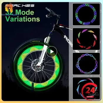 1~10DB Tartós Led Beszélt Fények Vibráló Színek Fokozott Láthatóság Mountain Bike Lámpák Kültéri Kerékpáros Felszerelés