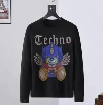 2023 Férfi Designer Strasszos pulóver pulóver férfi ajándékok márka tervezője felső pulóver