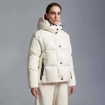 2023 téli női kabát, PU bevonattal varrás meleg női kapucnis kabát y2k Új ruhák divat a magas minőségű kabát melltartó