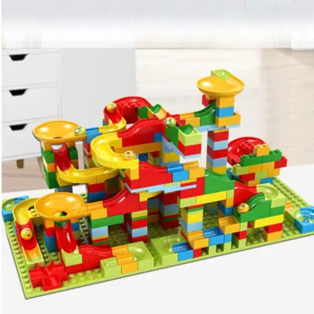336pcs DIY Dia Blokk Játék Műanyag Össze Labdát Dia Épület-Blokk, Korai fejlesztő Játék Gyerekeknek Ajándék