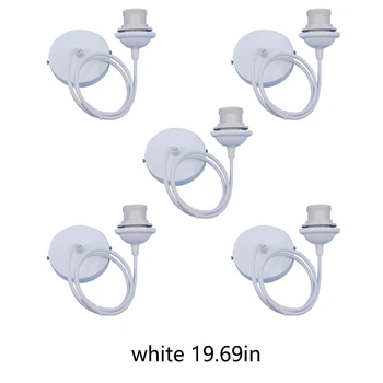5 Db Állítható Lámpatartó Fény Bázis E27 Foglalat Világítás Tartozékok