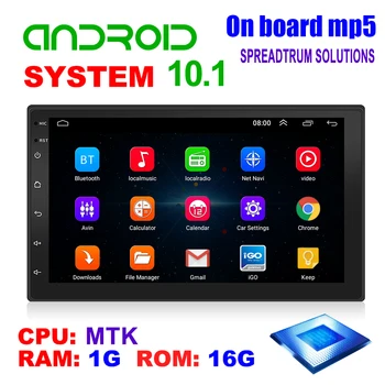 7 hüvelykes HD autórádió Multimédia Videó Lejátszó, Android, 10.1 2 DIN WiFi GPS Egységet Autó Játékos Auto Stereo9210S