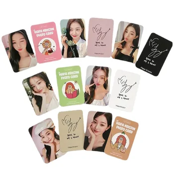 7db/Set Kpop Super Idol IVE JangWonYoung Magas Minőségű Lomo Kártyák Dekoráció Gyűjtemény, Képeslap Trading card Aranyos Wonyoung