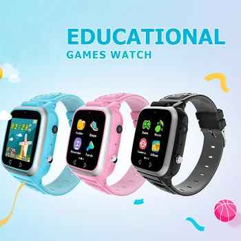 A gyerekek Intelligens Karóra MP3 Felvétel Zenei Játék Lépésszámláló Dual Kamera Gyermekek Smartwatch Baba Karóra Ajándék Fiúk Lányok