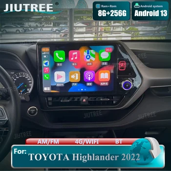 A KORONA KLUGER TOYOTA Highlander 2021 2022 Android 13 autórádió Multimédia Lejátszó 2 Din-GPS Carplay Autoradio Hifi fejegység