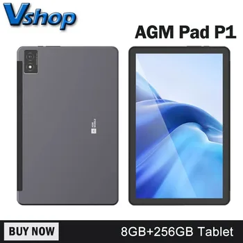AGM PAD P1 Tablet 8GB+256 gb-os FHD+ Kijelző 7000mAh Akkumulátor MTK G99 Vízálló Android 13 4G Globális Verzió PC Tabletta