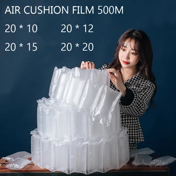 Air Cushion 500 Puffer Levegő Párna Film Csomagolás FiIm Kitöltése Film Csomagolás Bag Töltő BNubble Roll Töltött Anyag, Nagykereskedelmi