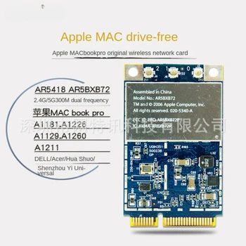 Ar5418 Ar5bxb72 300M Kettős Frekvenciájú 5G Beépített Vezeték nélküli Hálózati Kártya Mini PCIe Mac Meghajtó-Ingyenes