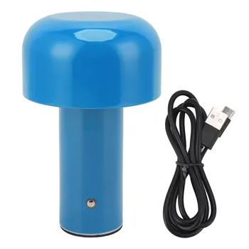 Asztali Lámpa Íróasztali Környezeti Lámpa 3 LED színhőmérséklet Gomba Design Vas -, Akril USB Kábel Hálószoba