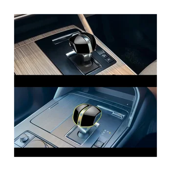 Autó Fényes Fekete sebességváltási Gomb Fedezze Központi vezérlőegység váltógomb Fedezze Dekoráció Mazda Cx-60 2020-2023